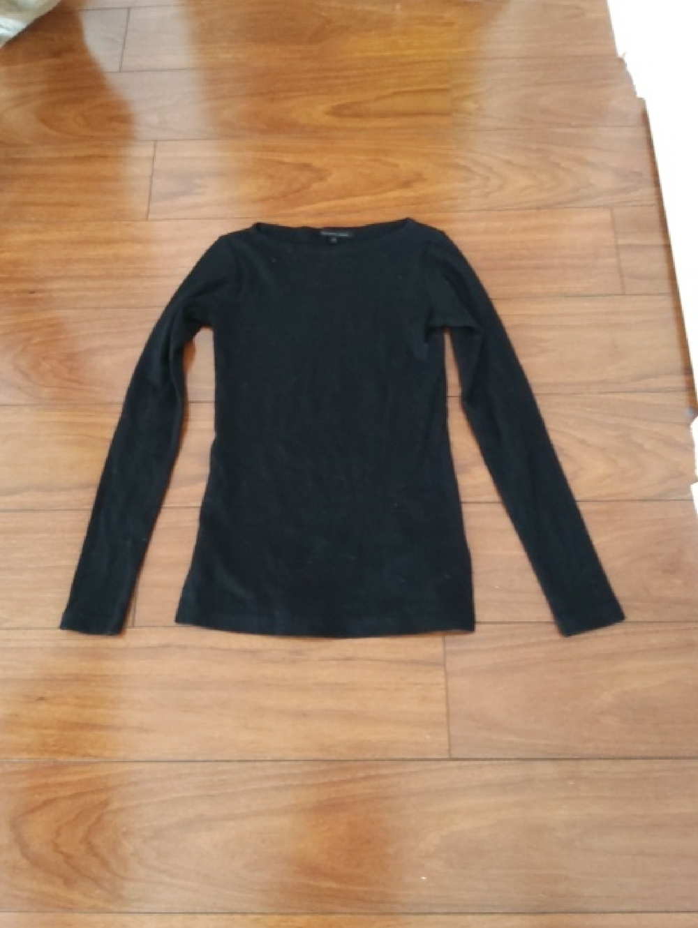 KATAYONE ADELI Black Long-Sleeve Crewneck Top
